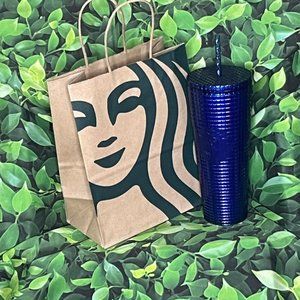 🌟 Starbucks 2023 Cobalt Grid Cup (24 oz) - A Blend of Style and Functionality ☕